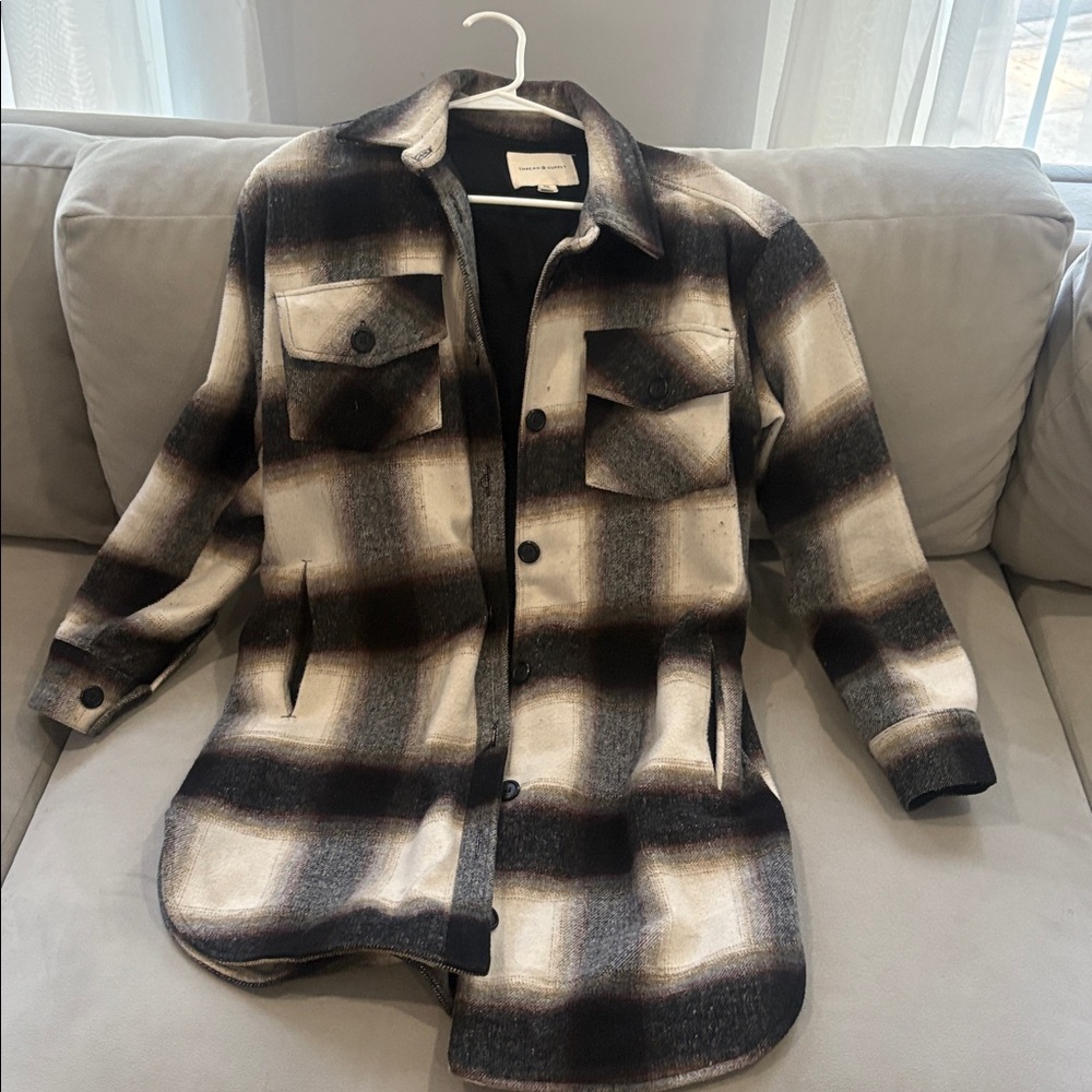 Thread & Supply Plaid Shacket